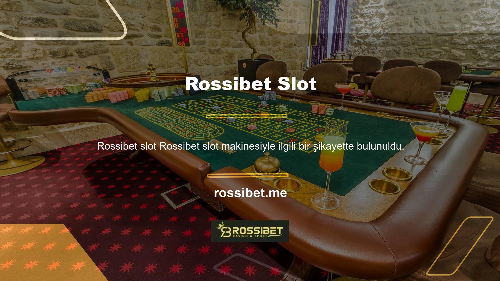 Yasadışı Casino sitelerini ziyaret eden Türk müşterilerin Rossibet iyi hizmet aldığı doğrudur